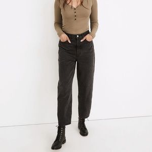 Madewell Balloon Jeans - Black (Noll) 30